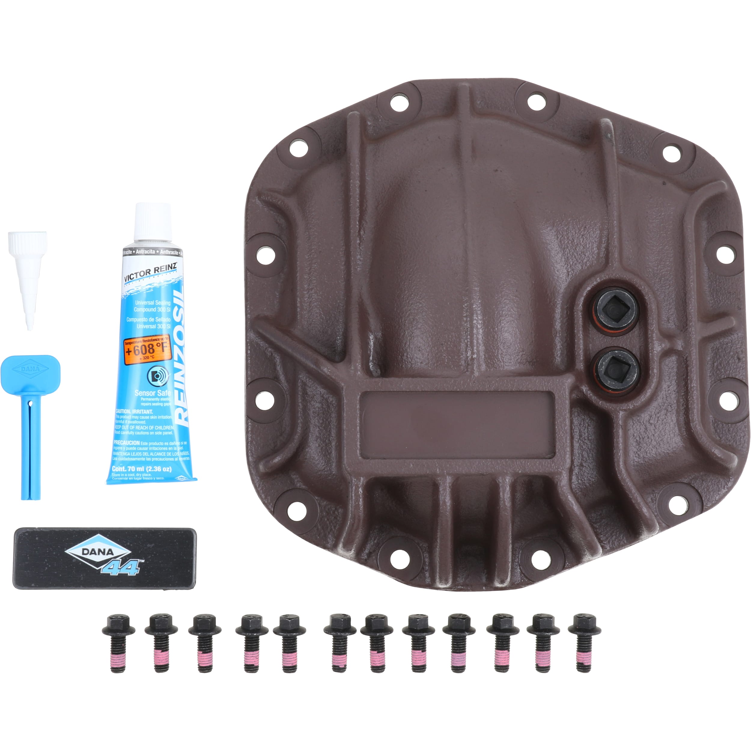 Spicer 10332152 Dana 44™ AdvanTEK® Diff Cover, Primed-Paintable Nodular Iron - Fits 2018+ Jeep Wrangler JL, 2020+ Jeep Gladiator JT - Dana 44 AdvanTEK Axle - Front Axle