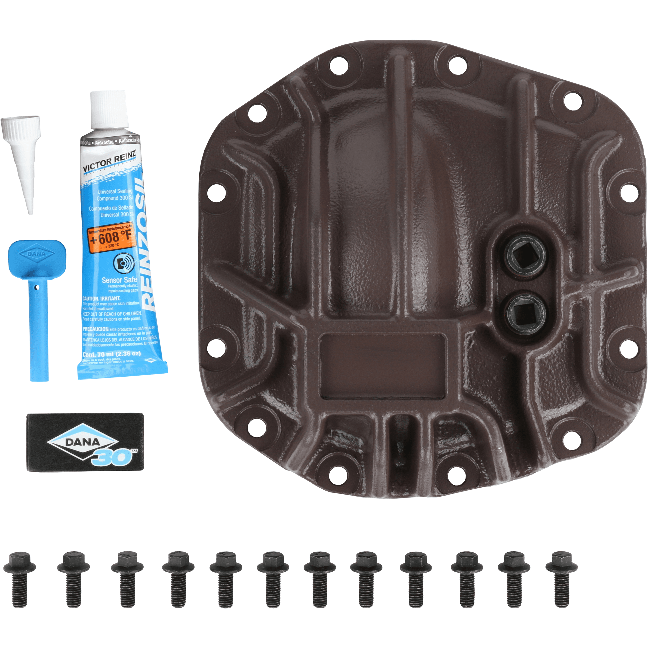 Spicer 10332150 Dana 30™ Diff Cover, Primed-Paintable Nodular Iron - Fits 2018+ Jeep Wrangler JL, Dana 30 Axle - Front Axle