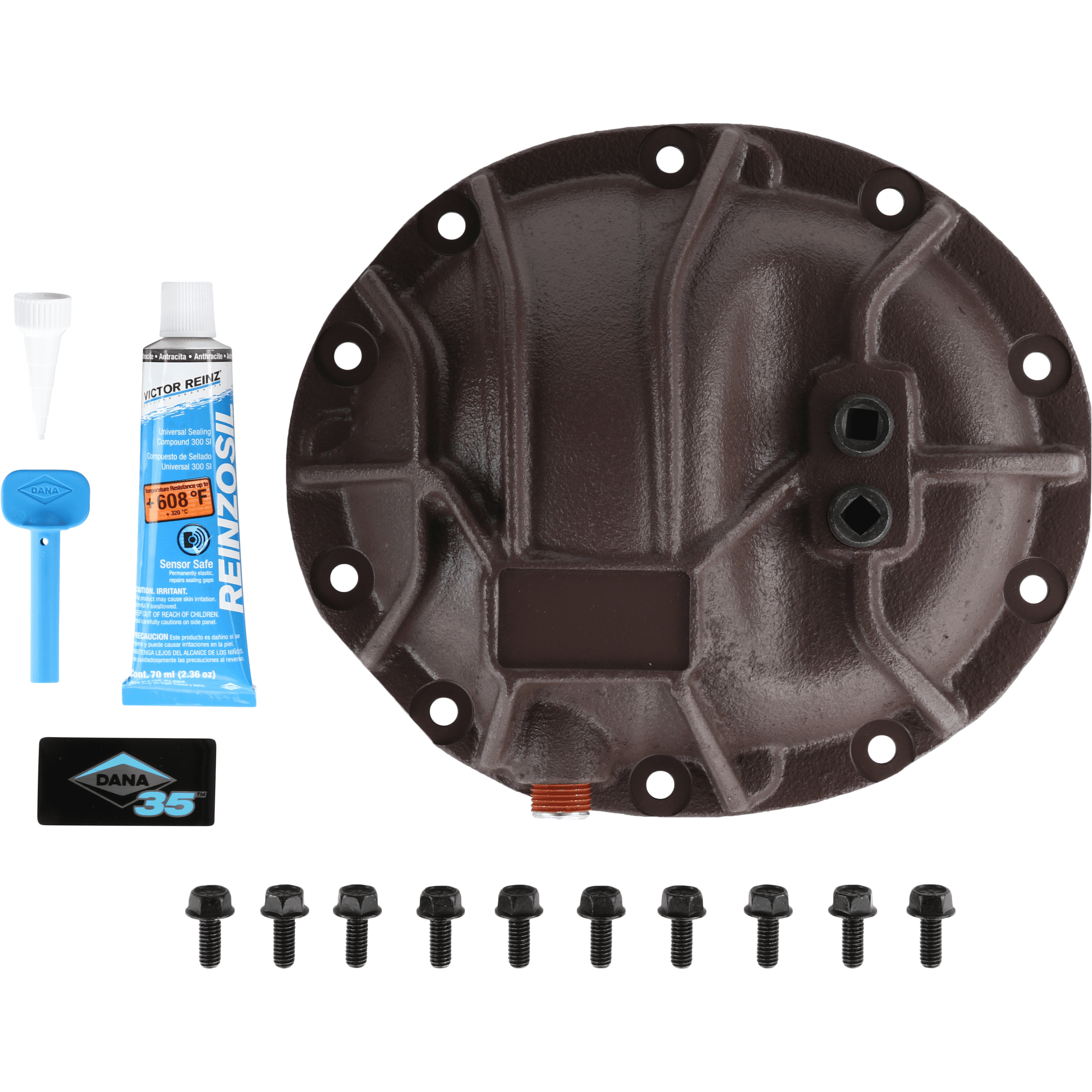 Spicer 10332156 Dana 35™ Diff Cover, Primed-Paintable Nodular Iron - Fits Dana 35 Axle, Various - Front/Rear Axle Compatible