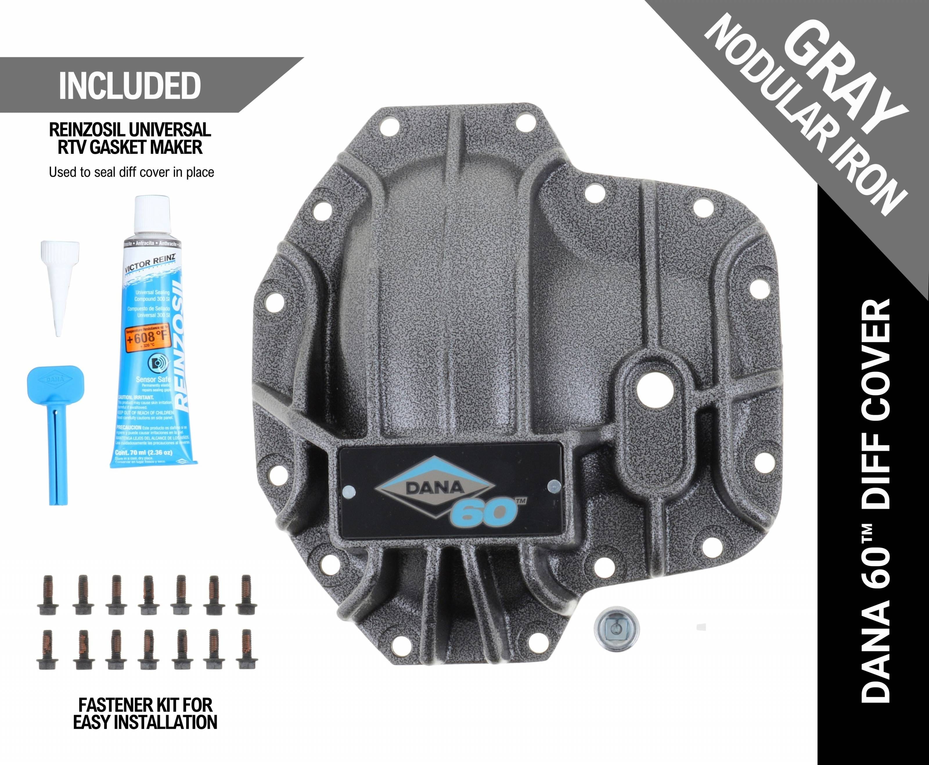 Spicer 10024011 Dana 60™ Diff Cover, Gray Nodular Iron - Fits Ultimate Dana 60 Axle, Jeep Applications - Front Axle - NON-RETURNABLE