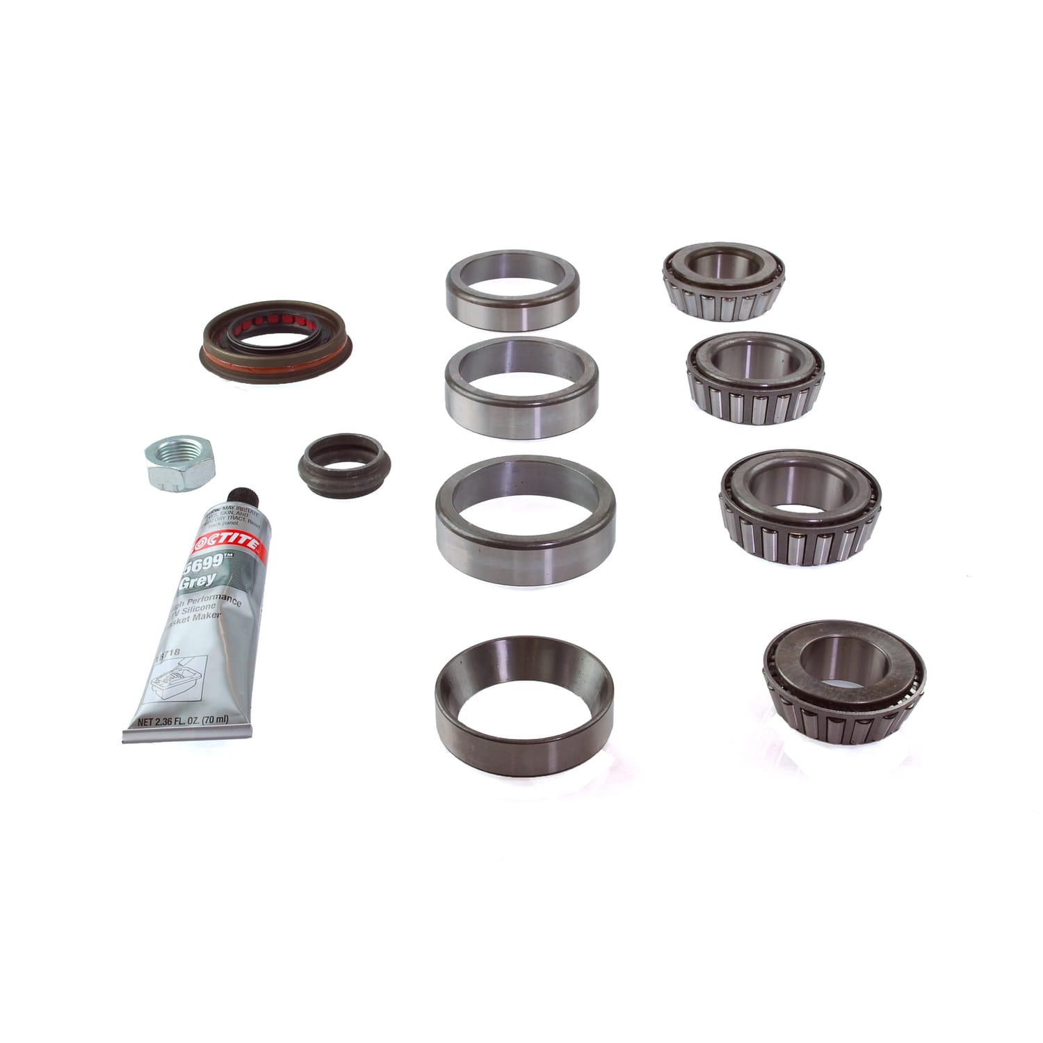 Spicer 2017086 Dana 44 Differential Bearing Rebuild Kit, Fits 2008-2018 Jeep Wrangler JK with Dana 44 Axle (226mm Ring Gear) - Rear Axle