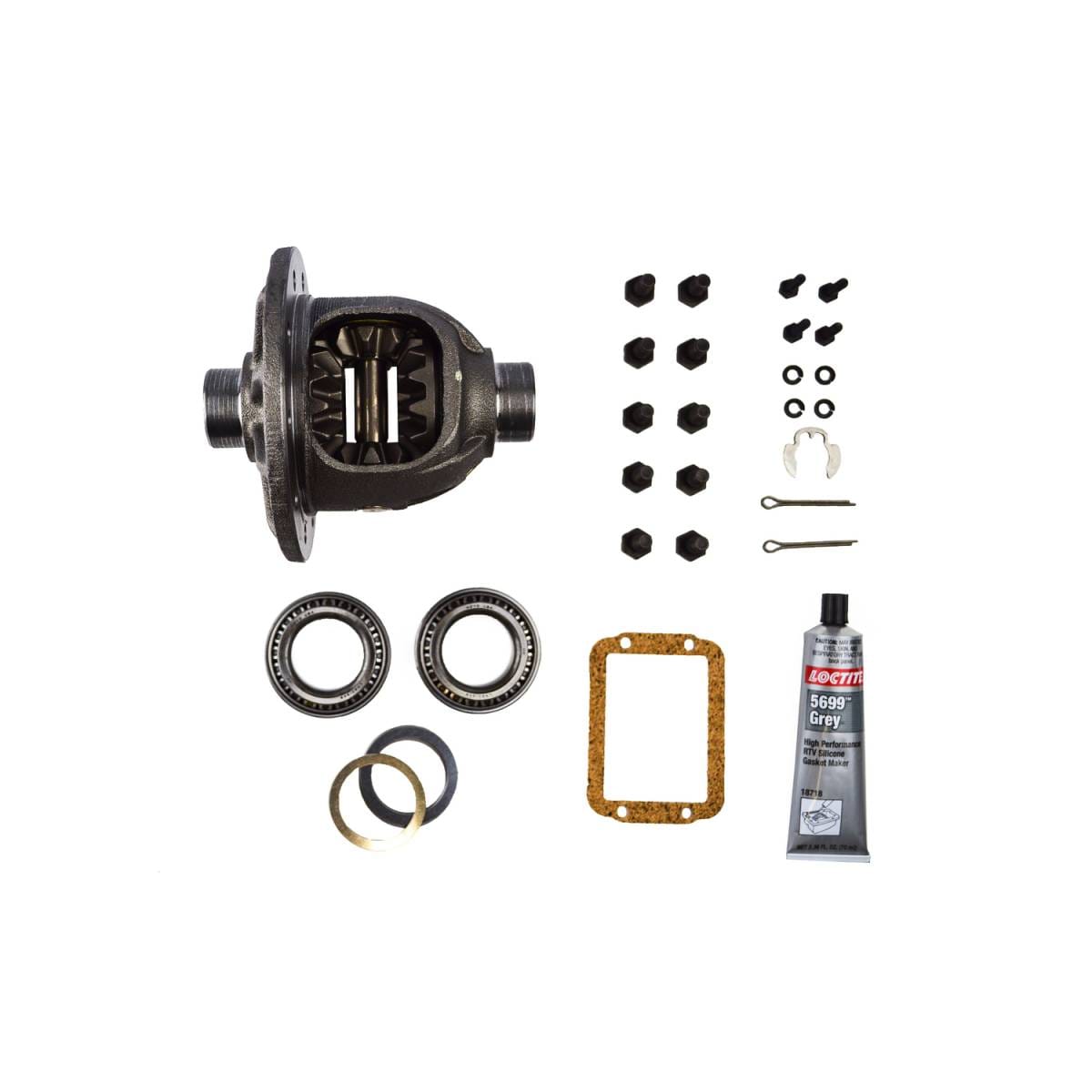 Spicer 707159X Differential Carrier, Fits Dana 30 Axle, Case Split 3.73 and Down, Loaded - Front Axle - NON-RETURNABLE