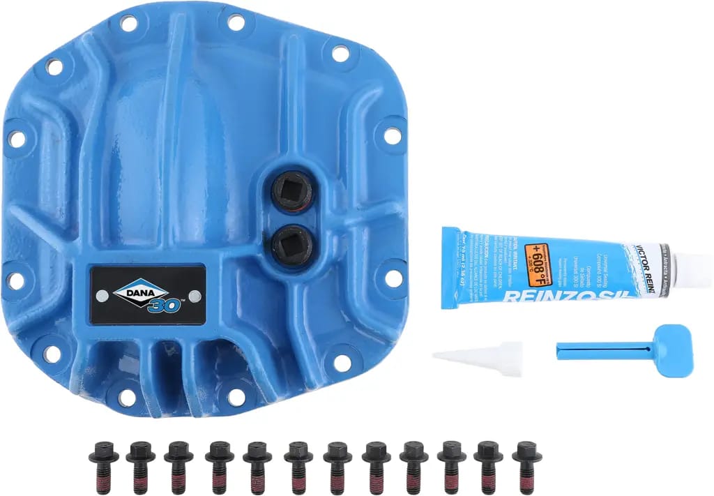 Spicer 10053465 Dana 30™ Diff Cover, Blue Nodular Iron - Fits 2018+ Jeep Wrangler JL - Dana 30 Axle - Front Axle