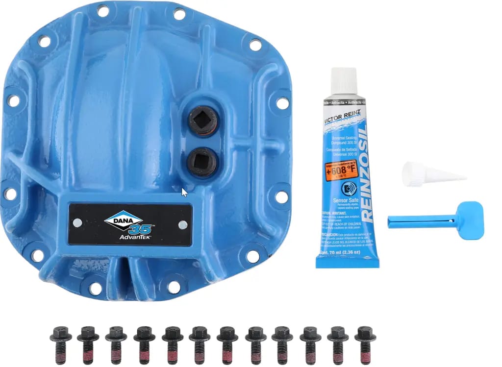 Spicer 10053467 Dana 35™ AdvanTEK® Diff Cover, Blue Nodular Iron - Fits 2018+ Jeep Wrangler JL, 2020+ Jeep Gladiator JT - Dana 35 AdvanTEK Axle - Rear Axle - NON-RETURNABLE