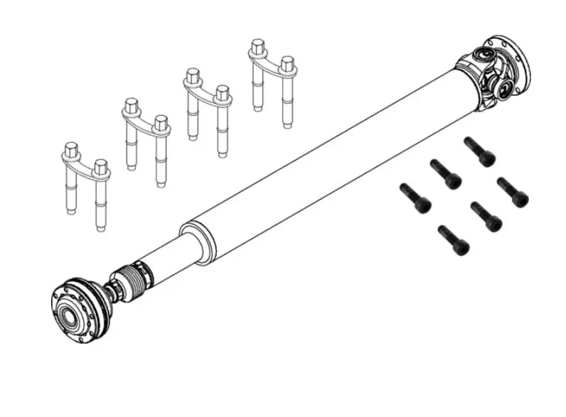 Spicer 10121259 Driveshaft Assembly Kit, Fits 2021+ Ford Bronco, 4X4, 4 Door (Long Wheel Base), 1350 Series - NON-RETURNABLE