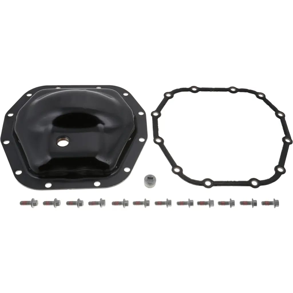 Spicer 10071956 Dana 44™ AdvanTEK® Diff Cover, Gray Stamped Steel  - Fits 2018+ Jeep Wrangler JL, 2020+ Jeep Gladiator JT - Dana 44 AdvanTEK Axle - Rear Axle thumbnail 2