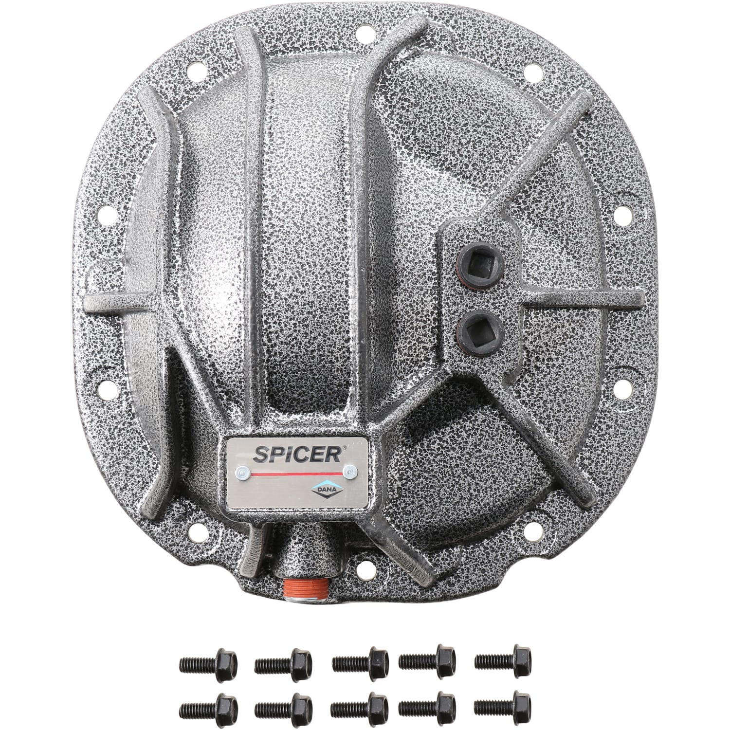 Spicer 10023538 Ford 8.8 Diff Cover, Gray Nodular Iron - Fits Ford 8.8 Axle, Various - Front/Rear Axle Compatible - NON-RETURNABLE