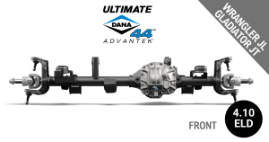 Crate Axle - Ultimate Dana 44™ AdvanTEK®  Crate Axle, Fits 2018+ Wrangler JL, 2020+ Gladiator JT  -  Front Axle - 4.10  Gear Ratio, Electronic Locking Differential - 10047715