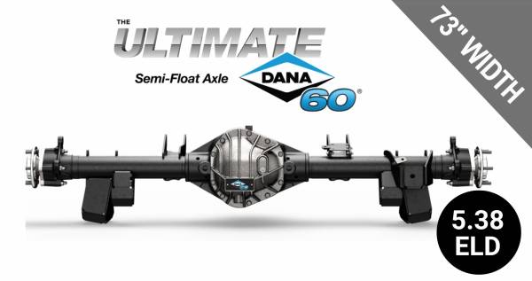Spicer - Ultimate Dana 60™ Semi-Float, Rear Axle, Fits 2021+ Ford Bronco - 5.38 Gear Ratio, Eaton ELocker®, 73 in. Width