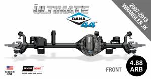 Jeep JK - Axle Assemblies - UD44 - Ultimate Dana 44™ Crate Axle, Fits 2007-2018 Jeep Wrangler JK  -  Front Axle - 4.88  Gear Ratio, ARB Air Locking Differential - 10048823