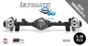 Ultimate Dana 60™ Crate Axle, Fits 2018+ Jeep Wrangler JL  -  Rear  Axle - 5.38  Gear Ratio, Eaton ELocker® - 10048784