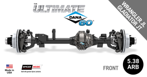 Ultimate Dana 60™ Crate Axle, Fits 2018+ Wrangler JL, 2020+ Gladiator JT  -  Front  Axle -  5.38  Gear Ratio, ARB Air Locking Differential - 10088915