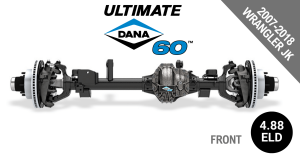 Ultimate Dana 60™ Crate Axle, Fits 2007-2018 Jeep Wrangler JK  -  Front Axle - 4.88  Gear Ratio, Eaton ELocker® - 10005778