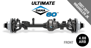 Ultimate Dana 60™ Crate Axle, Fits 2007-2018 Jeep Wrangler JK - Front Axle - 4.88 Gear Ratio, ARB Air Locking Differential - 10033062