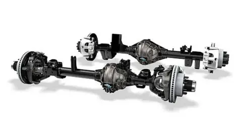 Complete axle assemblies